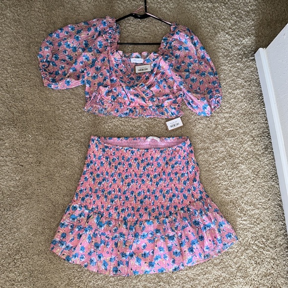A6 - 314 Vestique two piece pink cinched set size large - Picture 5 of 13